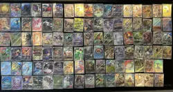 Pokemon Card Game Japanese Lot Set 100 CARD Art Rare Ar Different Types BULK - Image 1