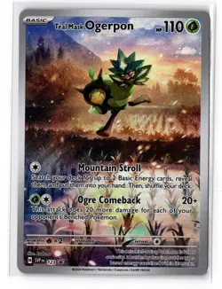 Teal Mask Ogerpon - 123 SV: Scarlet & Violet Promo Cards Holo NM - Image 1