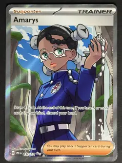 Amarys #132/131 SV: Prismatic Evolutions Pokemon Card TCG - Image 1