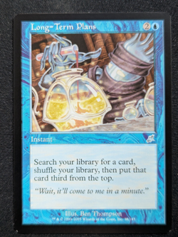Long-Term Plans - Scourge - NM - MTG - Magic the Gathering - Blue - Instant - Image 1