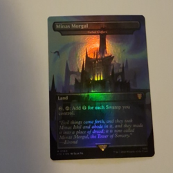 Minas Morgul Borderless Foil Cabal Coffers EX LOTR Lord of the Rings MTG - Image 1