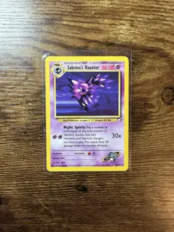 Pokemon WOTC Sabrina's Haunter Gym Heroes 50/132 Uncommon Unlimited - Image 1
