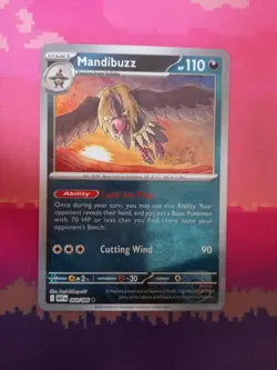Pokemon Card Mandibuzz White Flare Master Ball Reverse 064/086 Near Mint - Image 1
