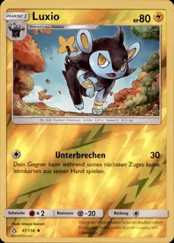 Pokemon - 47/156 Luxio - Reverse Holo - Ultra-Prisma - Image 1