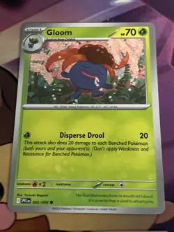 Gloom 002/094 Common Phantasmal Flames Pokemon Near Mint - Image 1