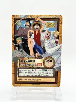 2001 Bandai One Piece Carddass Hyper Battle Promo C-T2 Luffy Pirates From Japan - Image 1