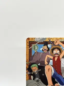 2001 Bandai One Piece Carddass Hyper Battle Promo C-T2 Luffy Pirates From Japan - Image 2