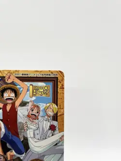 2001 Bandai One Piece Carddass Hyper Battle Promo C-T2 Luffy Pirates From Japan - Image 3