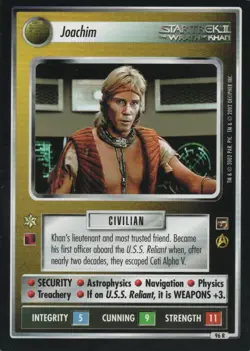 Star Trek TMP The Motion Pictures Joachim CCG BB Card - Image 1