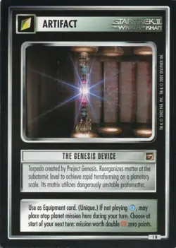 Star Trek TMP The Motion Pictures The Genesis Device CCG BB Card - Image 1
