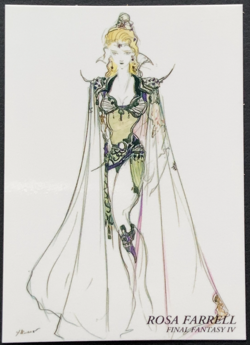 Rosa Farrell 031 Final Fantasy 4 Art Museum Card Square Japanese - Image 1