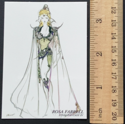Rosa Farrell 031 Final Fantasy 4 Art Museum Card Square Japanese - Image 2