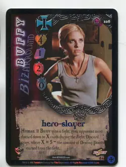 Buffy TVS CCG Limited Class Of 99 Premium Foil Card #226 Buffy Bizarro Land - Image 1