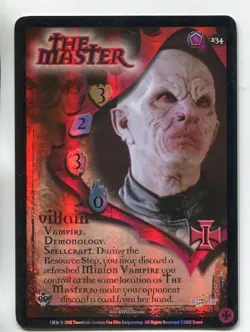 Buffy TVS CCG Limited Class Of 99 Premium Foil Card #234 The Master - Image 1