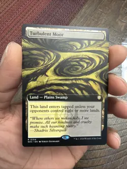 Turbulent Moor (Extended Art) Commander: Secrets of Strixhaven Regular - Image 1
