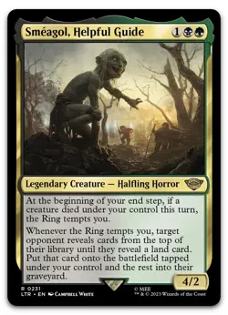 Smeagol, Helpful Guide #231 (NM) Lord of the Rings LTR Magic MTG - Image 1