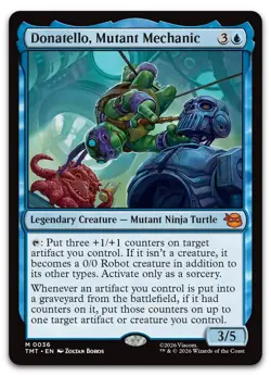 Donatello, Mutant Mechanic #36 (NM) TMT Magic MTG - Image 1