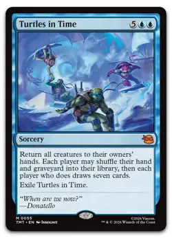 Turtles in Time #55 (NM) Teenage Mutant Ninja Turtles TMT Magic MTG - Image 1
