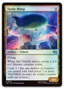 Turtle Blimp #180 (Foil) (NM) Teenage Mutant Ninja Turtles TMT Magic MTG - Image 1