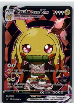 Pokemon Pikachu Poncho Cosplay - Nezuko Pikachu VCOS - Fan Art Non TCG - Image 1