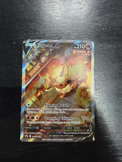 Pokemon Flareon V Single Strike SWSH179 Full Art Black Star Promo - Image 1