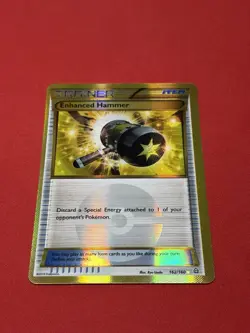 Pokemon TCG Enhanced Hammer (Secret Rare) 162/160 XY - Primal Clash Holo MP - Image 1