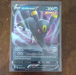 Pokemon Umbreon V 094/203 Evolving Skies Ultra Rare Holo 200 HP Single Strike - Image 1