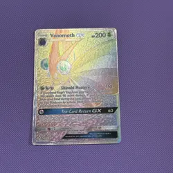 Pokemon TCG Venomoth GX 216/214 Unbroken Bonds Rainbow Rare Full Art Secret - Image 4