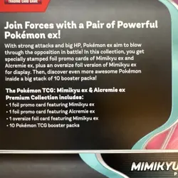 *SEALED* Pokemon TCG: Mimikyu EX & Alcremie EX Premium Collection Box - Image 3