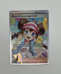 Nintendo Pokemon TCG Rosa's Encouragement 123/088 Perfect Order FA Holo PT 2026 - Image 2