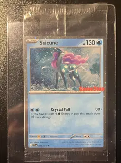 Pokemon TCG Suicune GameStop Stamped Promo Holo 026/094 - Image 1