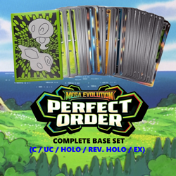 Pokemon PERFECT ORDER Complete Base Set 1-88 ALL 9 EX & 79 REVERSE HOLO - Image 1
