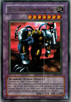 Yugioh The Last Warrior from Another Planet LON-077 Ultra Rare OG Print NM - Image 1