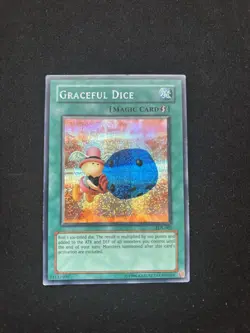 Konami Yu-Gi-Oh! Graceful Dice Secret Rare Spell-Quick Play EDS-002 Holo Limited - Image 1