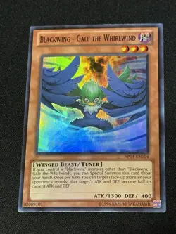 Yugioh! HP Blackwing - Gale the Whirlwind - AP04-EN004 - Super Rare - Unlimited - Image 1