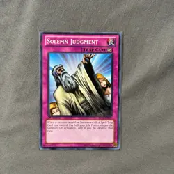 Solemn Judgment (Starfoil) BP01-EN047 Battle Pack: Epic Dawn Unlimited Edition - Image 1
