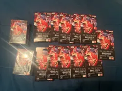 One Piece OP-16 Double Pack Set Factory Sealed (2) One Piece OP-16 Sleeves (11) - Image 1