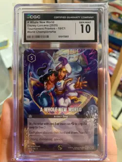 Disney Lorcana - A Whole New World - Non Foil - Promo - 10/C1 - CGC 10 Gem Mint - Image 4