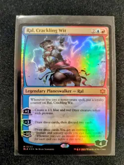 MTG Ral, Crackling Wit Foil 0230 Bloomburrow NM - Image 1