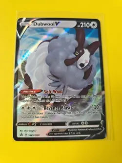 Pokemon TCG Dubwool V Sword & Shield SWSH049 Holo Promo Promo - Image 1