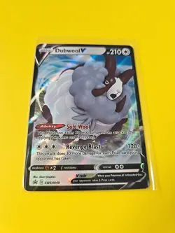 Pokemon TCG Dubwool V Sword & Shield SWSH049 Holo Promo Promo - Image 2