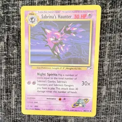 Pokemon TCG Sabrina's Haunter Gym Heroes Uncommon 58/132 Excellent - Image 1