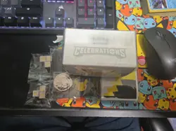 Pokemon TCG Celebrations Deck Box Pokemon Center Exclusive Sleeves And Coin - Image 2