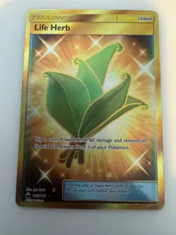 Life Herb 180/168 - Gold Secret Rare - Celestial Storm Pokemon - Pokemon TCG - Image 1
