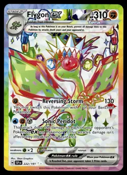 Flygon ex 222/191 Ultra Rare Surging Sparks Pokemon Near Mint - Image 1