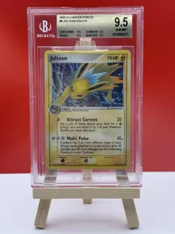 Pokemon TCG Jolteon Unseen Forces 8/115 Holo. BGS 9.5 - Quad 9.5 - Image 1