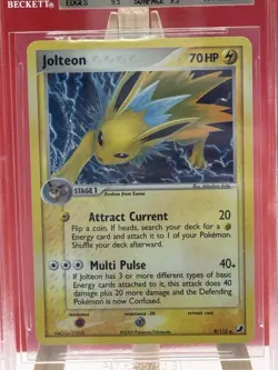 Pokemon TCG Jolteon Unseen Forces 8/115 Holo. BGS 9.5 - Quad 9.5 - Image 2