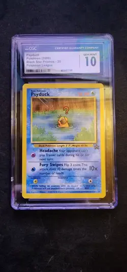 Psyduck Black Star Promos 20 Pokemon League Pokemon Card CGC 10 GEM MINT 💎💎💎 - Image 1
