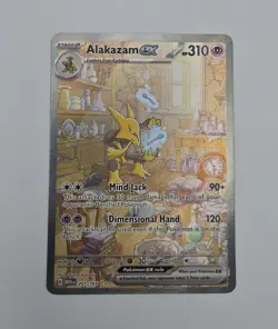 Alakazam EX 201/165 Scarlet & Violet 151 Sir Pokemon TCG - Image 1