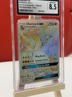 Pokemon TCG Charizard GX Burning Shadows 150/147 Holo CGC 8.5 - Image 2
